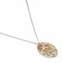 Woodland deer ceramic pendant necklace